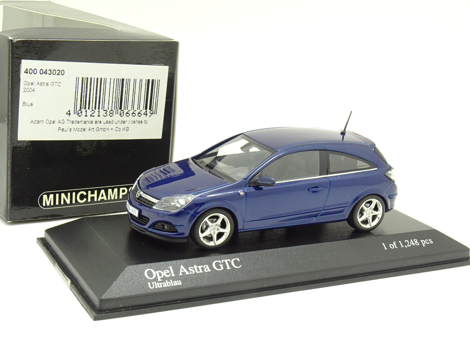 MINICHAMPS 1/43 - Opel Astra GTC 2004 Blau | eBay MINICHAMPS 1/43 - Opel Astra GTC 2004 Blau | eBay