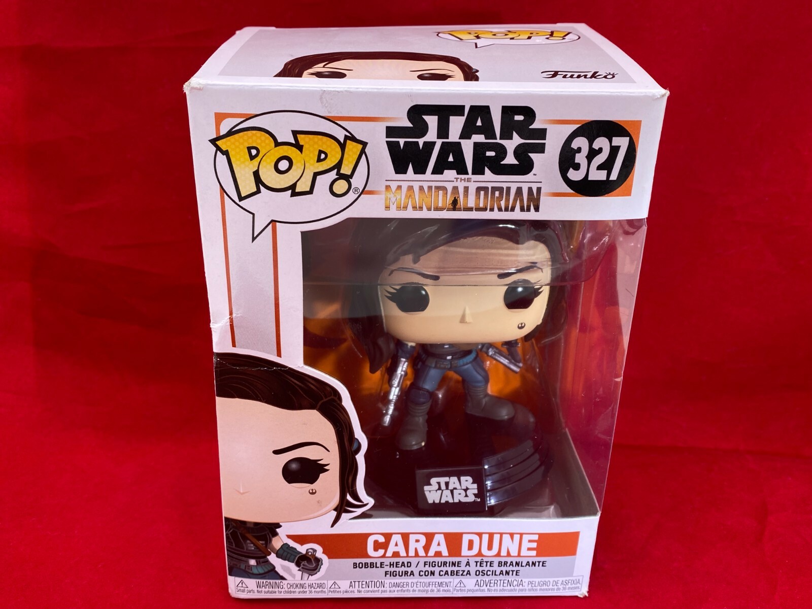 Funko Pop! 327: Cara Dune #327 Star Wars The Mandalorian Minor Box Damage |  eBay