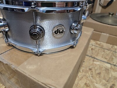 DW Collector's Series Metal Snare Drum 5.5X13 Textured Seamless Aluminum Shell