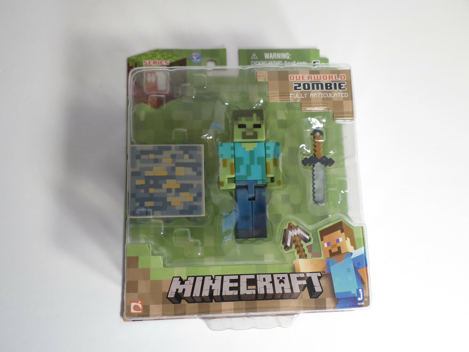 Minecraft Overworld Zombie Series 1 Jazwares Action Figure