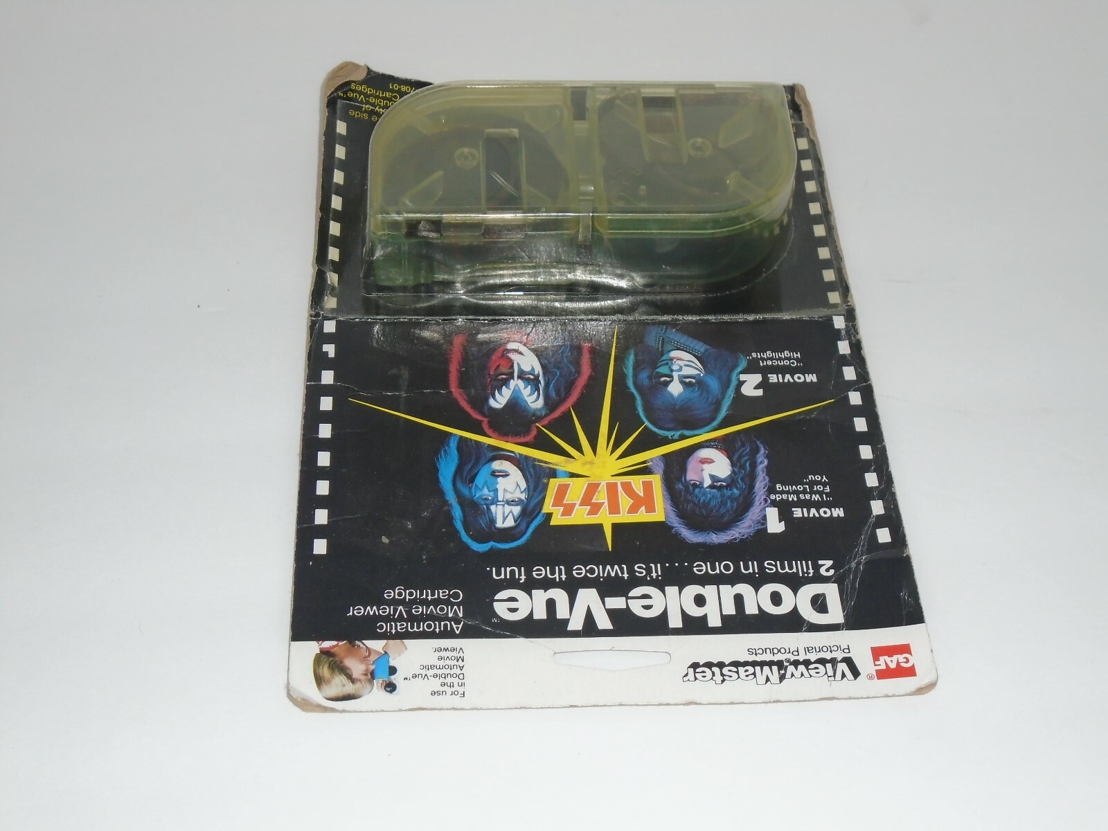 KISS 1978 SEALED VIEW MASTER DOUBLE - VUE FILMS CARTRIDGE  -  GAF VINTAGE AUCOIN