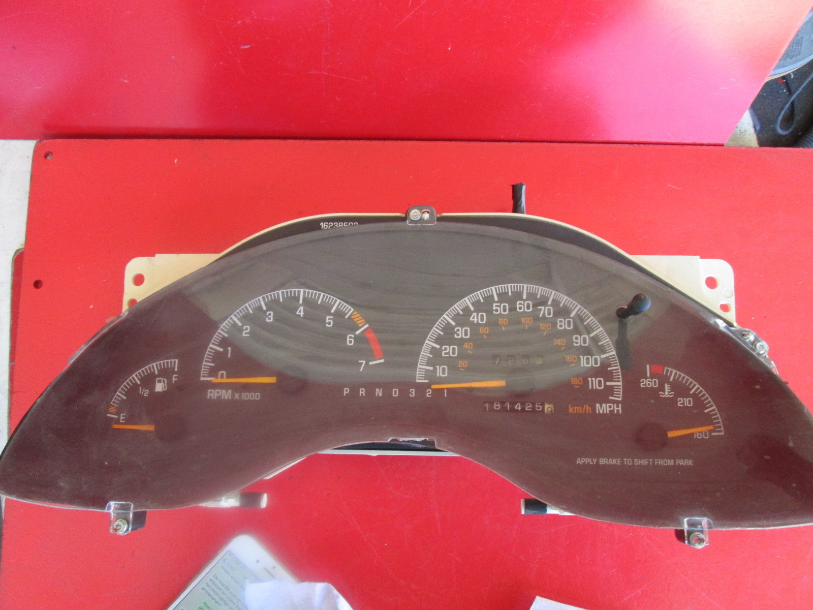 98 99 00 01 02 03 GRAND PRIX SPEEDOMETER US CLUSTER OEM 181K miles eBay