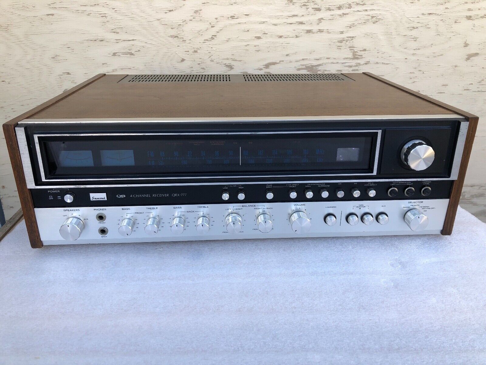 SANSUI QRX-777 4 CAHNNEL RECEIVER - RARE! | eBay SANSUI QRX-777 4 CAHNNEL RECEIVER - RARE! | eBay