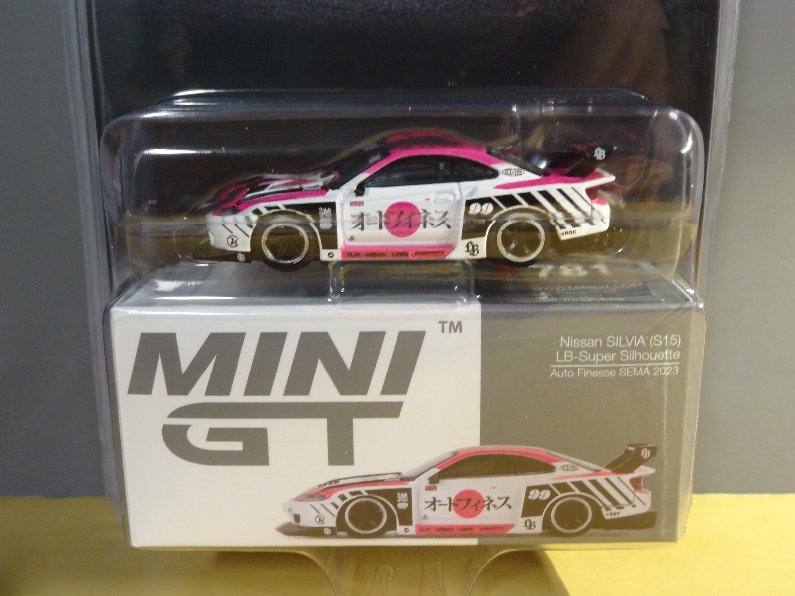 ミニカー MiNiGT LB-SuperSilhouette S15 Autofiness Mini GT 1:64 Nissan LB-Super Silhouette S15 SILVIA Auto
