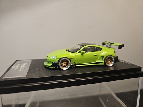 Time Micro 1/64 Green Toyota GR86 Diecast Metal Car Custom