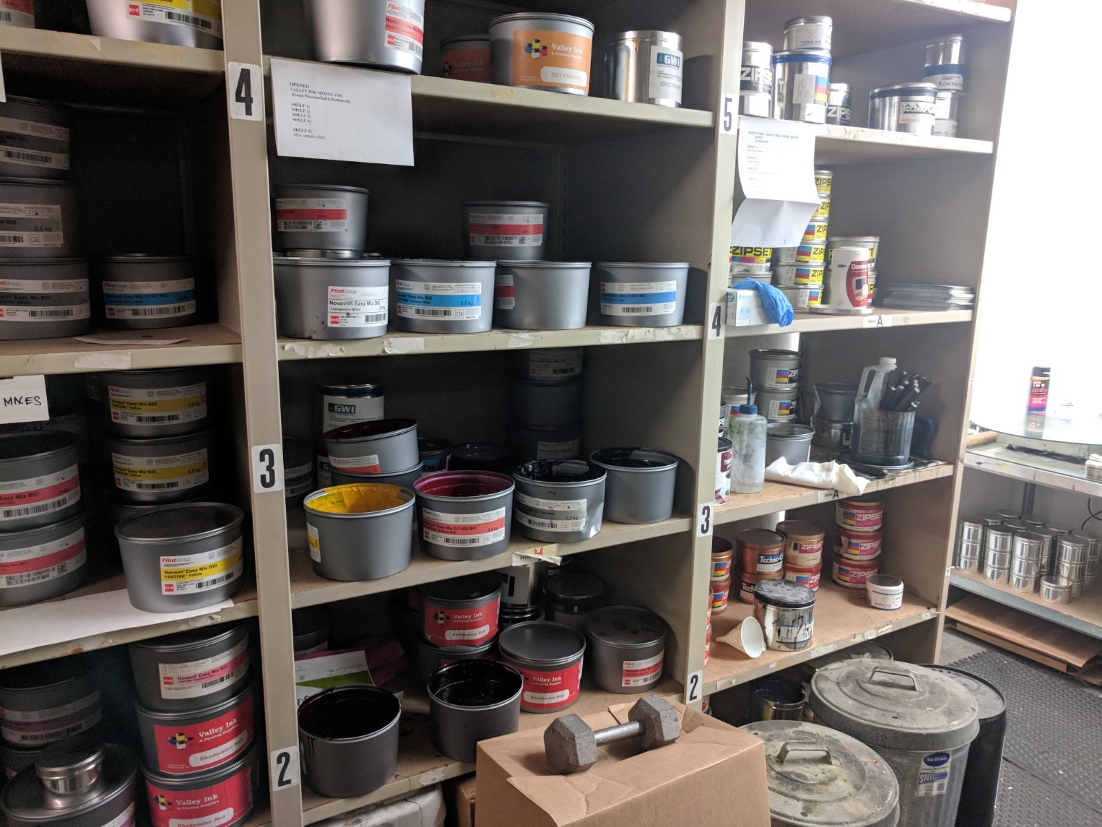 Wholesale Printing Ink and Supplies Distribution Business and Inventory for Sale