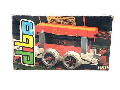 VINTAGE# DIBO EXPRESS TRAIN WAGON SR 23 FRANCE TOY NEW OLD STOCK AV