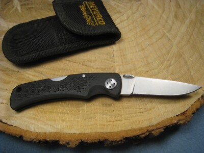 Vintage Meyerco Blackie Collins Pocket knife with Sheath