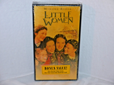 Collectible Keepsake Case LITTLE WOMEN VHS New Factory Sealed 1995 Winona Ryder