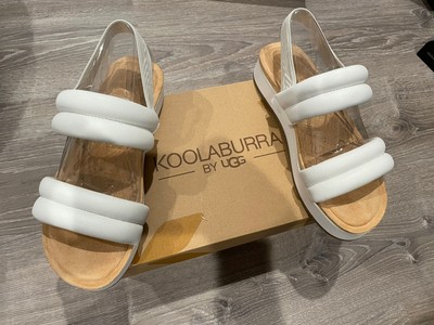 W Anida Koolaburra By Ugg White Sandal US9 UK7 EU40