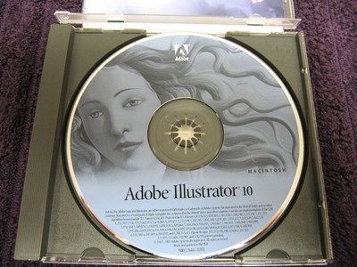 Adobe Illustrator 10 for Macintosh - Genuine CD - P/N# 90032658