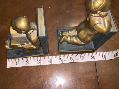 1939 Armor Bronze Japan Mother & Child Bookends