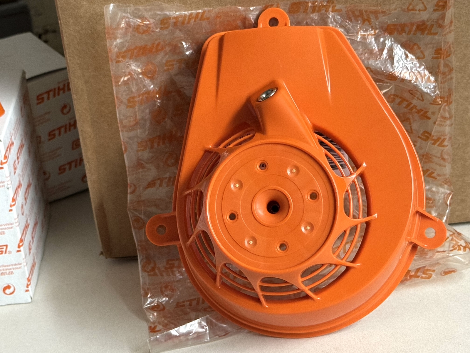STIHL OEM FAN HOUSING 4242 080 1801 D HS46C HS56C C-E GENUINE - Picture 2 of 4