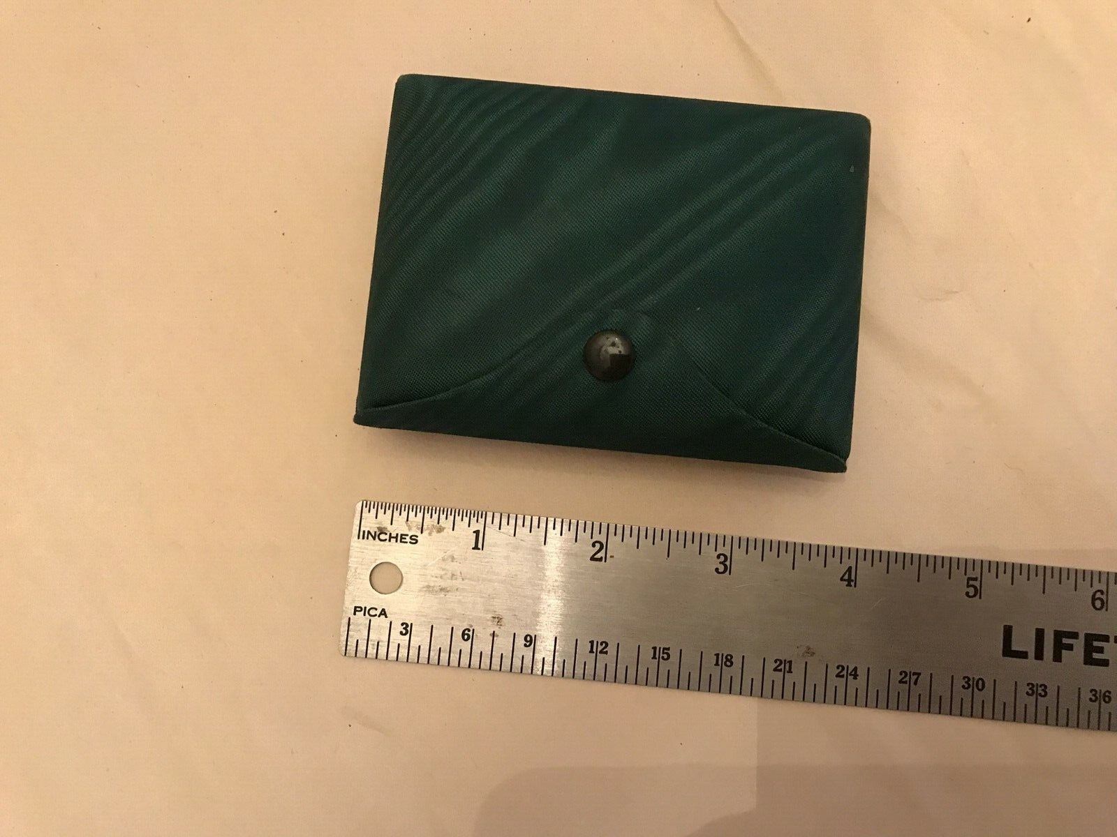 Vintage Gioielleria Cenedese Venezia Italian Jewelry Box Green 3-5/8"L x2-3/4"W