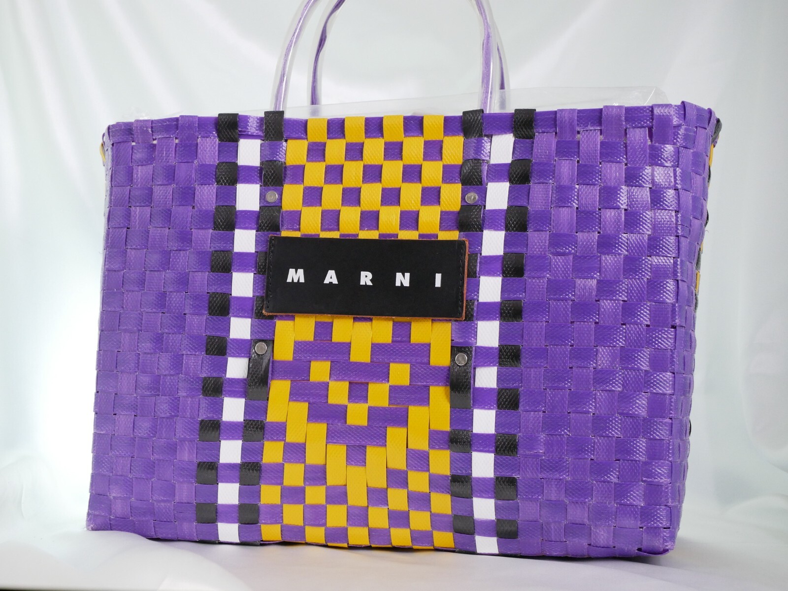 ショルダーバッグ・ポシェット MARNI PINK AND MULTICOLOR LEATHER SHOULDER BAG Light pink, white and grey leather Trunkaroo Mini shoulder