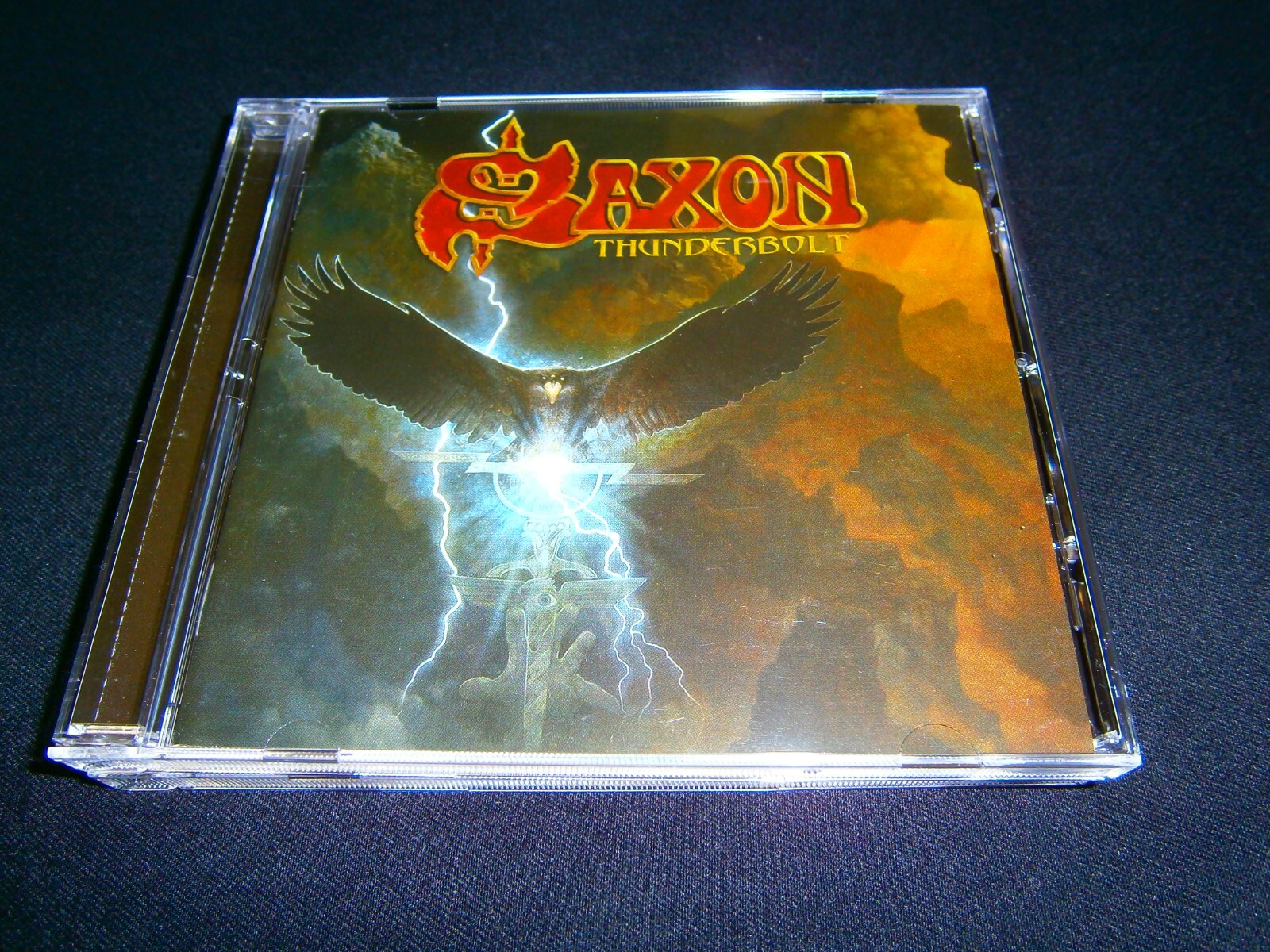 SAXON, 新品CD, 直筆サイン入り, サクソン, THUNDERBOLT サクソン 直筆サイン入りCD Saxon SAXON, 新品CD, 直筆サイン