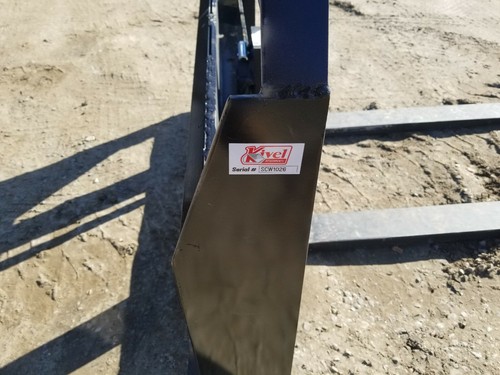 New Pallet Forks for Skid Steer Fits Universal Couplers Skidsteer