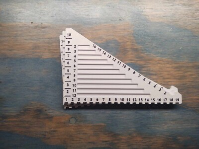 Brick Ruler Triangle Tool Measures LEGO parts 3D PRINTED