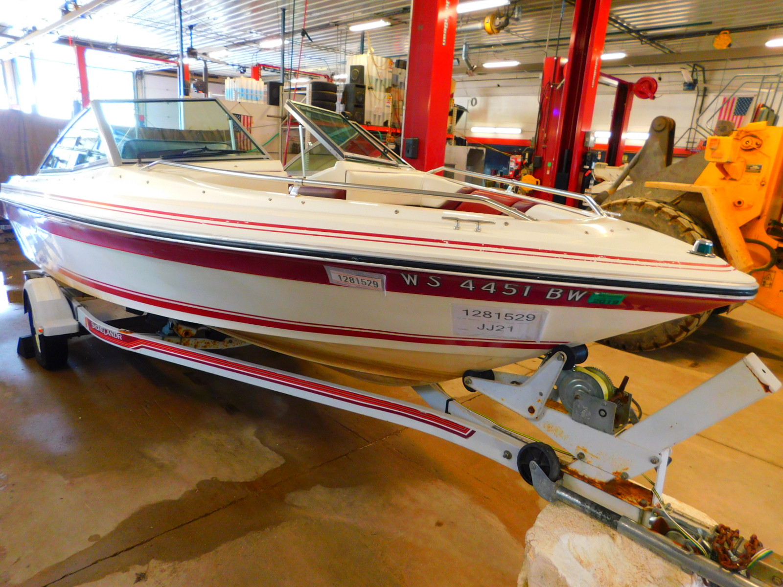 18' Sea Ray 9-1354124 135HP SeaRay Motor w/ Shoreland'r Trailer T1281529