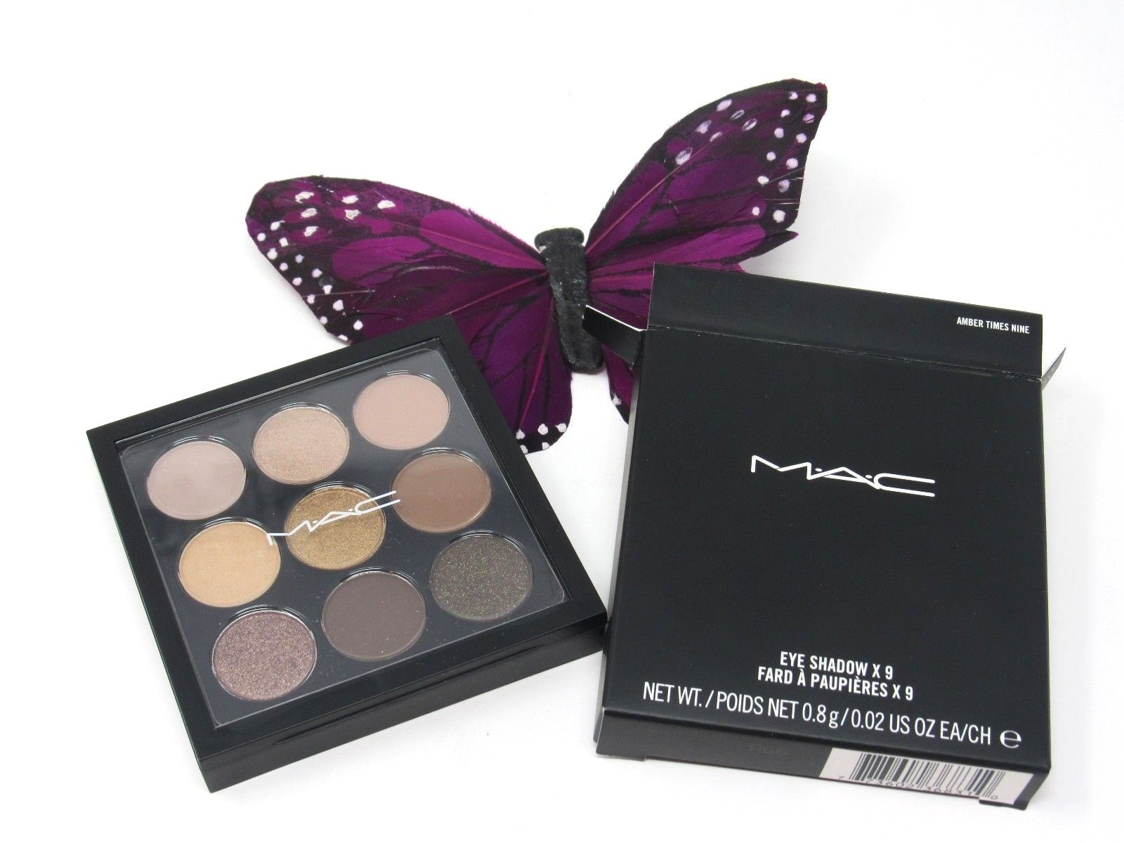 MAC Eye Shadow X 9 Amber Times Nine Palette Full Size, NIB