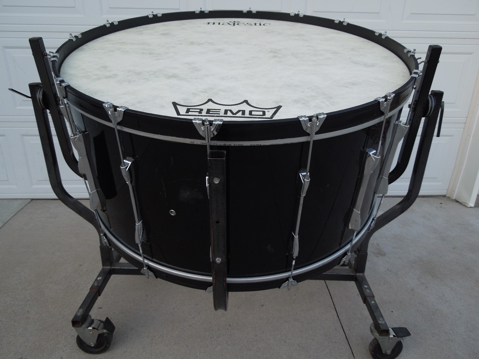 CONCERT BASS DRUM 18X40 HUGE YAMAHA DRUM 16-LUGS WITH LUDWIG CONCERT STAND WOW!!