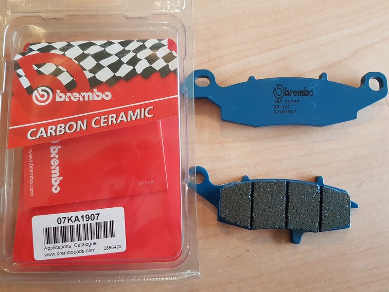Brembo Bremsbelag BremsbelÃ¤Ge Carbon Keramik Vorne Abe 07ka1907 Kawaski