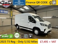 2023 73 Reg Maxus Deliver 9 LWB 2.0 D20 150 L3H2 + VAT