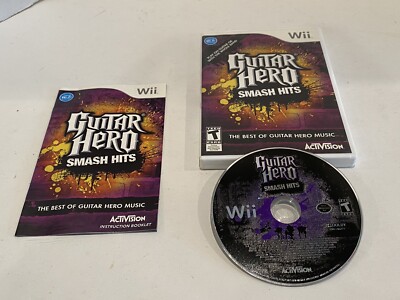 Guitar Hero: Smash Hits (Nintendo Wii) Complete Tested & Working Great Shape