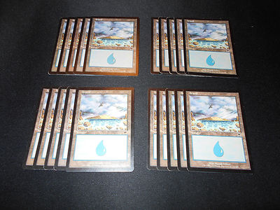 20 Basic Land #338 - SAME ART - Island - Onslaught - MP-NM - Magic MTG FTG