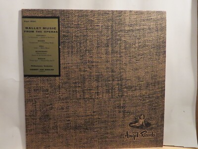 KARAJAN PHILHARMONIA BALLET MUSIC FROM THE OPERAS ANGEL RECORDS #35307 NEAR MINT