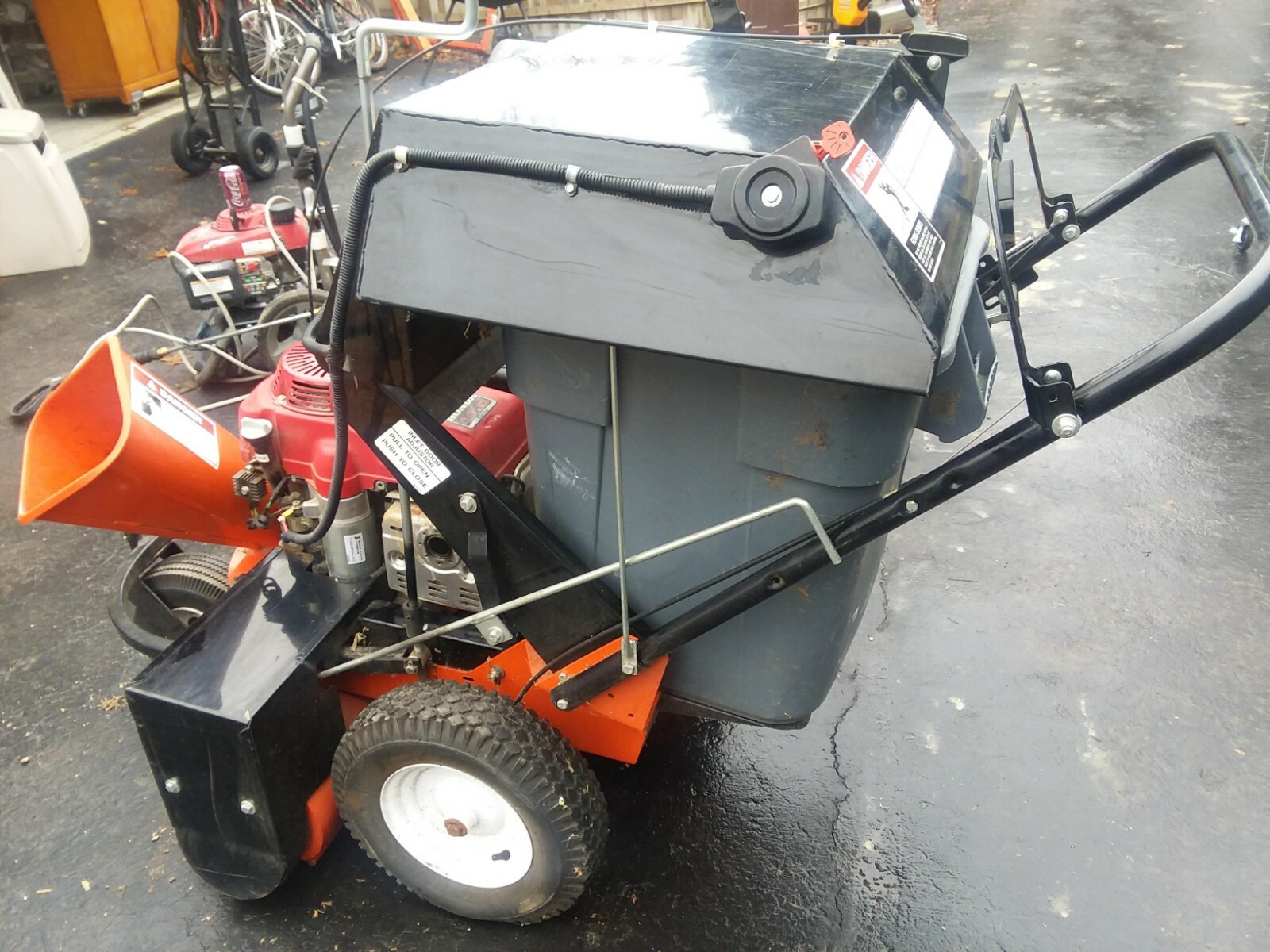 Bear CAT Pro Wood Chipper With Bearcat Bear Cat Pro Vacuum -