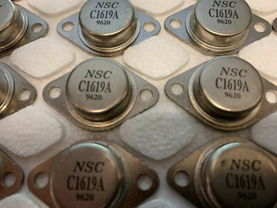 2 Pieces | 2SC1619 Original NSC Silicon NPN Power Transistor New Original NSC