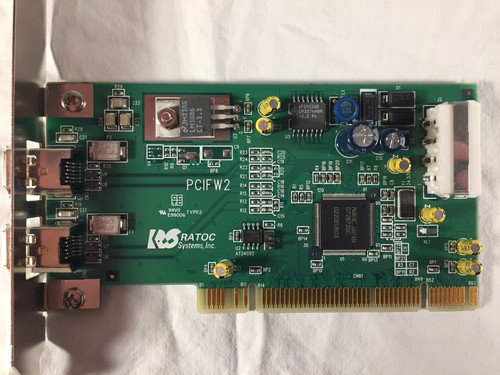 Ratoc RATOC PCIFW2 PCI 2-port Firewire Card