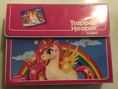 TRAPPER KEEPER Unicorn Collecting Card Game Retro 90 s 80 s Awesome Board Game