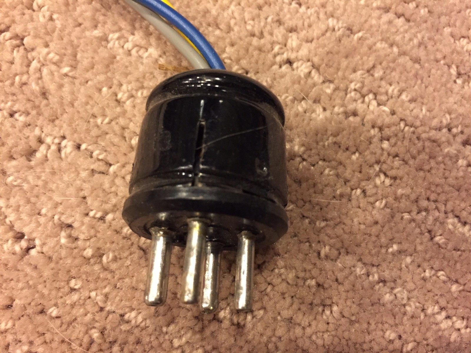 (1) Hammond Organ/Leslie 4 Pin Male Amphenol Connector! MAKE OFFER!