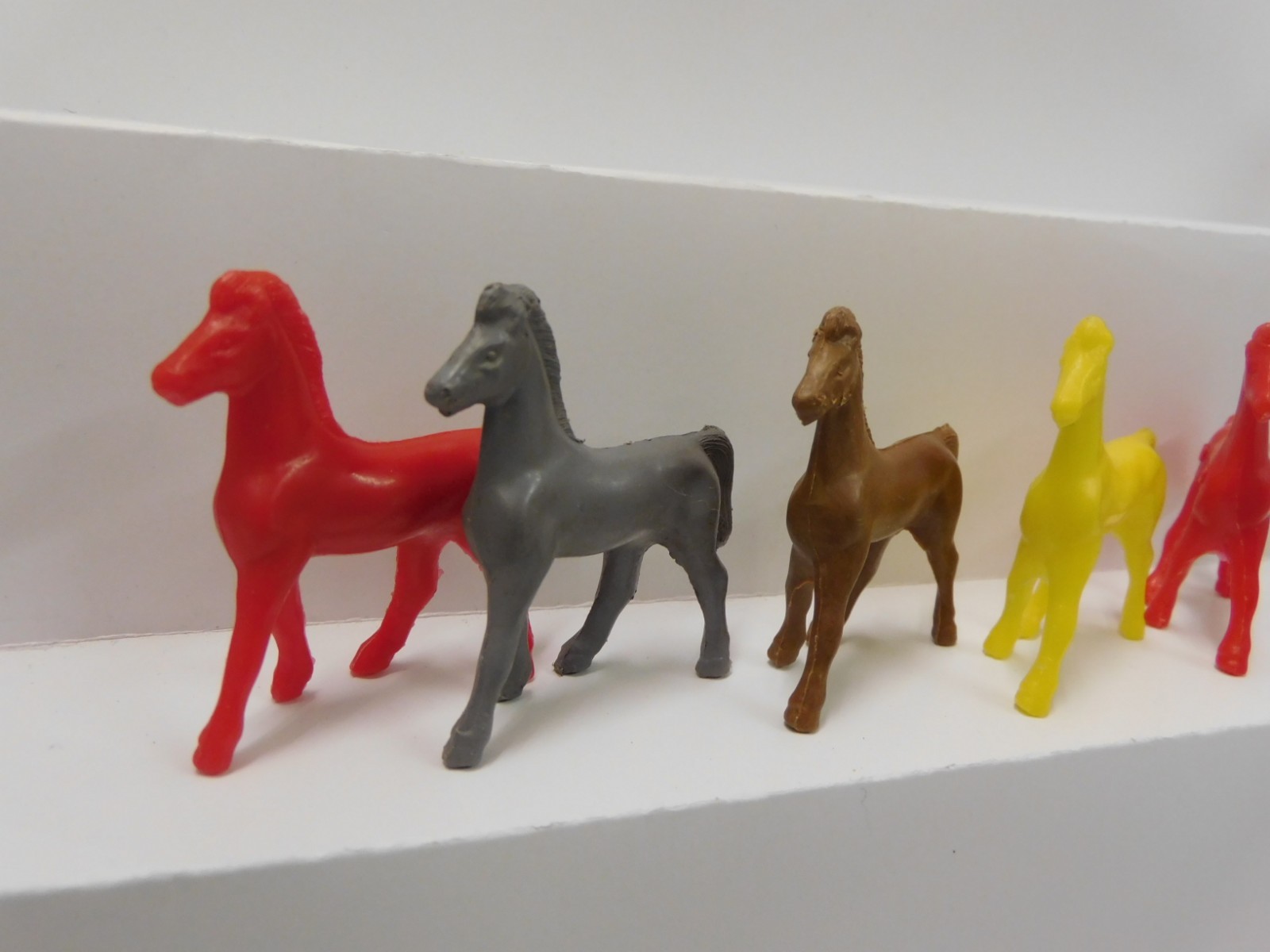 Lido Farm Horses Colts Plastic Playset Figures