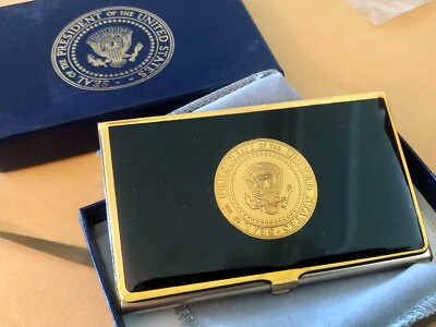 Presidential Seal Business Card Case -- Authentic White House Item