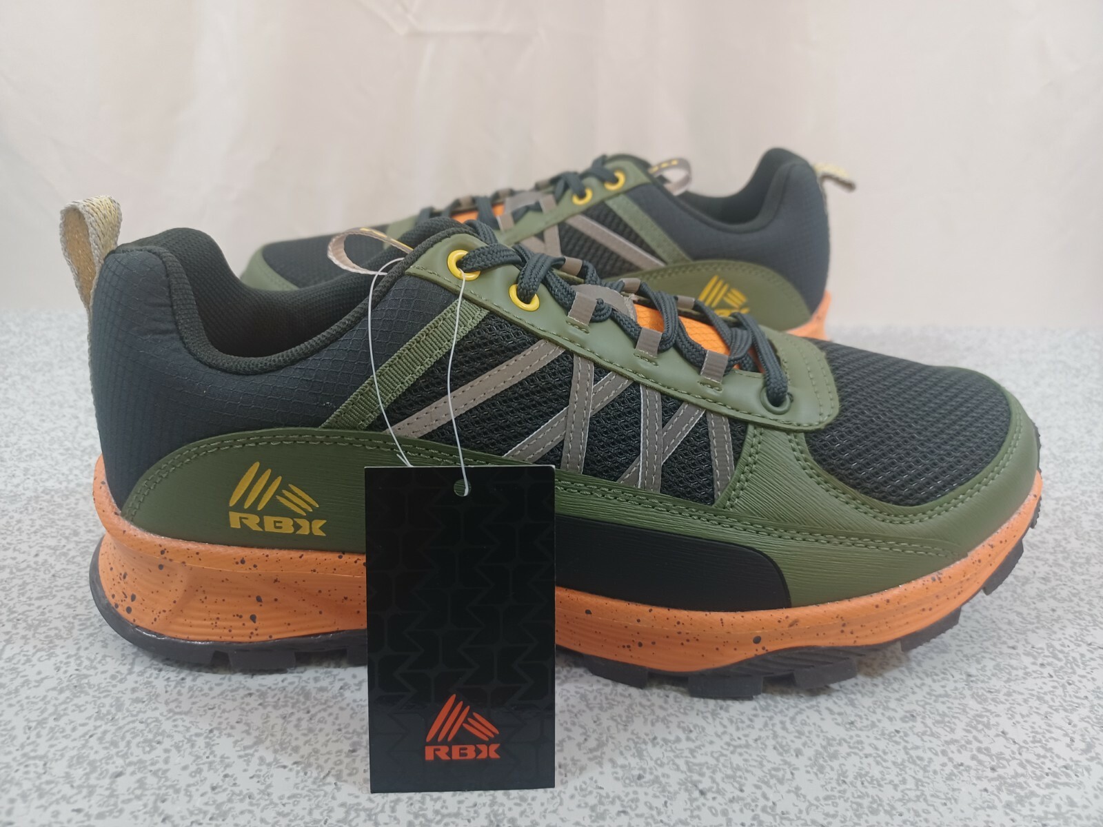 Orange Athletic Sneakers Shoes Size 