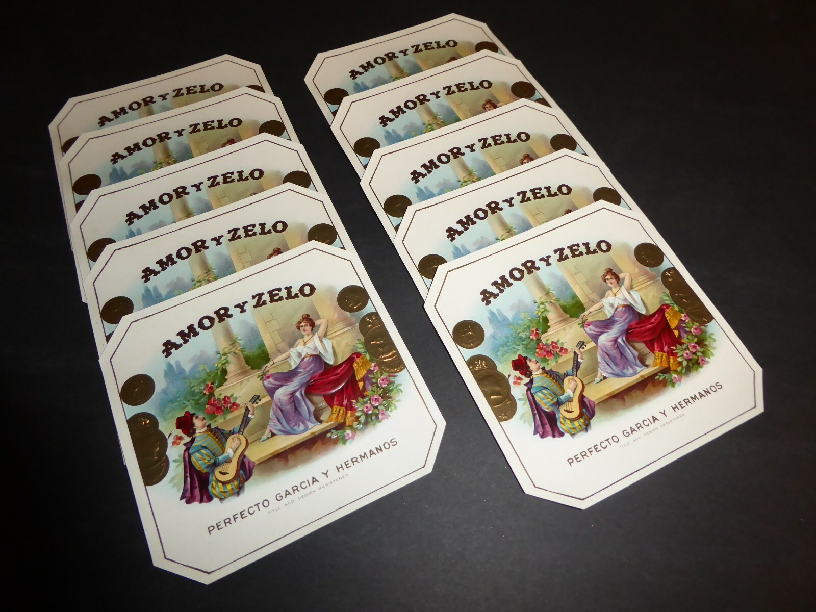 FAB BOX 2010 限定品 X10 WHOLESALE CIGAR BOX LABEL VINTAGE C1930S TAMPA FLORIDA