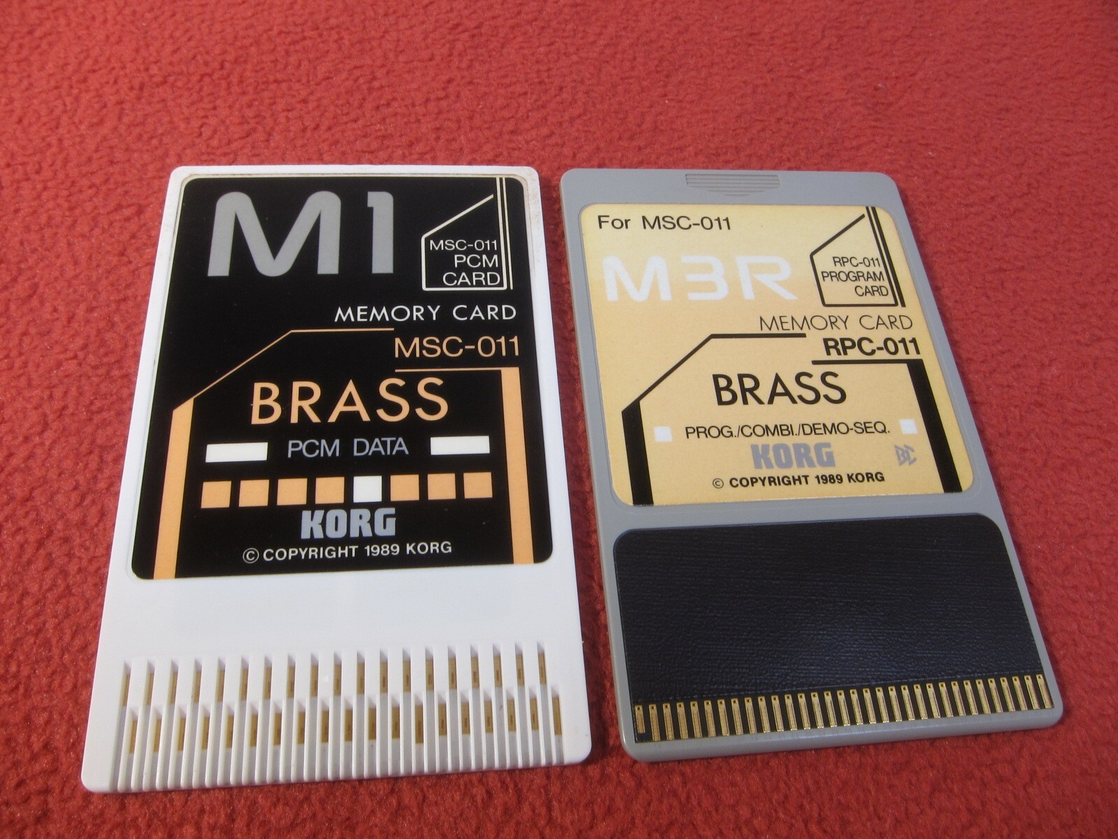 KORG M1 BRASS MSC-011MPC-011 Korg MPC-08 and MSC-08 M1 Cards