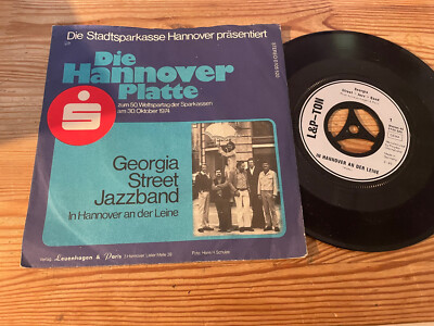 7" VA Die Hannover Platte (3 Song) LEUENHAGEN & PARIS Georgia St Jazzband/Brenke