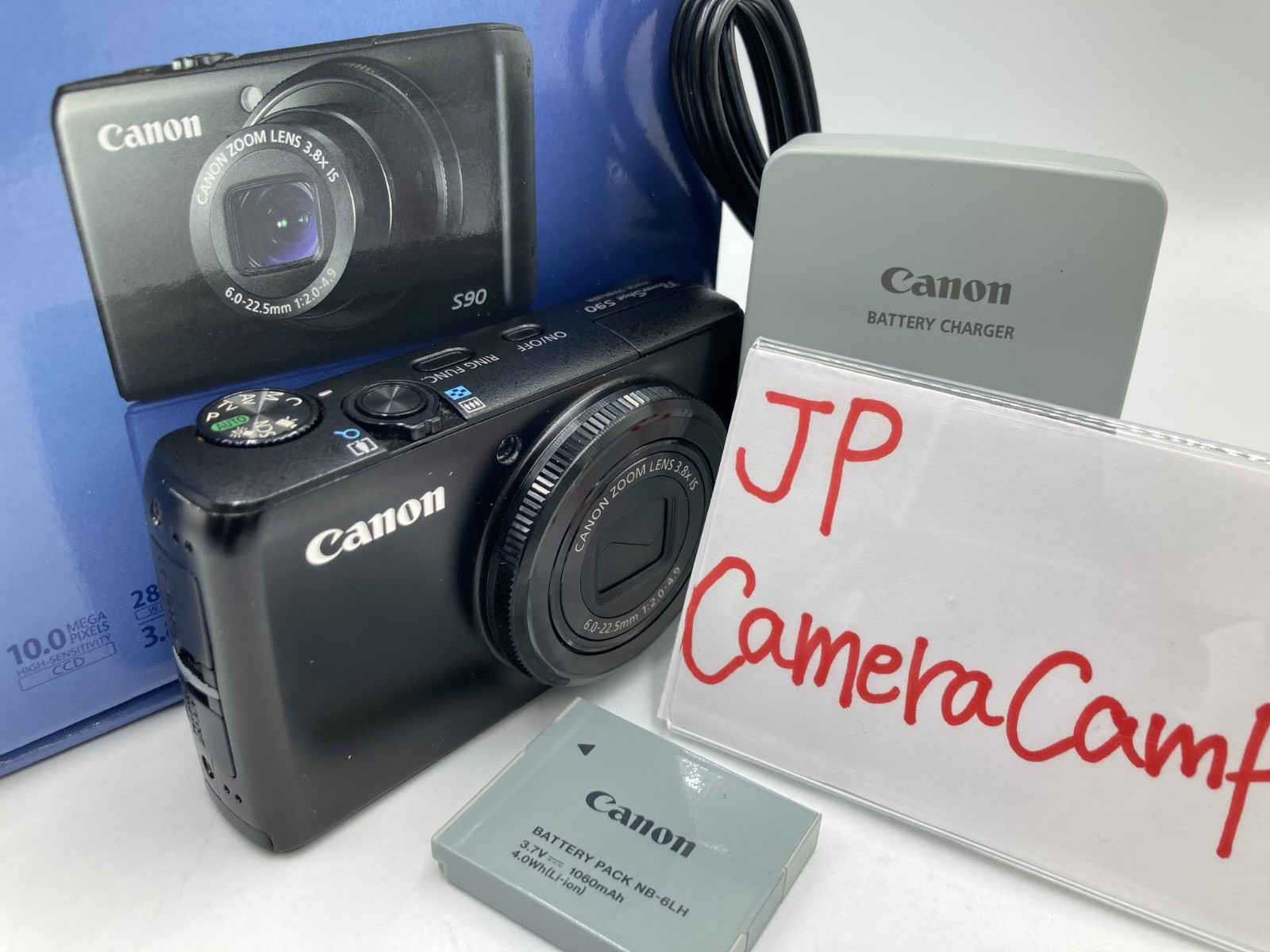 Canon PowerShot S90 本体と付属品 Amazon.com : Canon PowerShot S90 10MP Digital Camera with