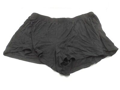 Adore Me Women's Cozy Sleepwear Boxer Boy Shorts Panties 577 Black XL