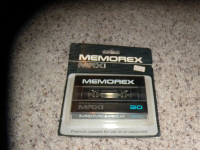 Memorex Mrxi 30 Blank Cassette New And Sealed