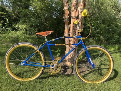 Old School BMX 1981 Laguna Full chromoly Beach Cruiser 26'' Candy Blue Restored