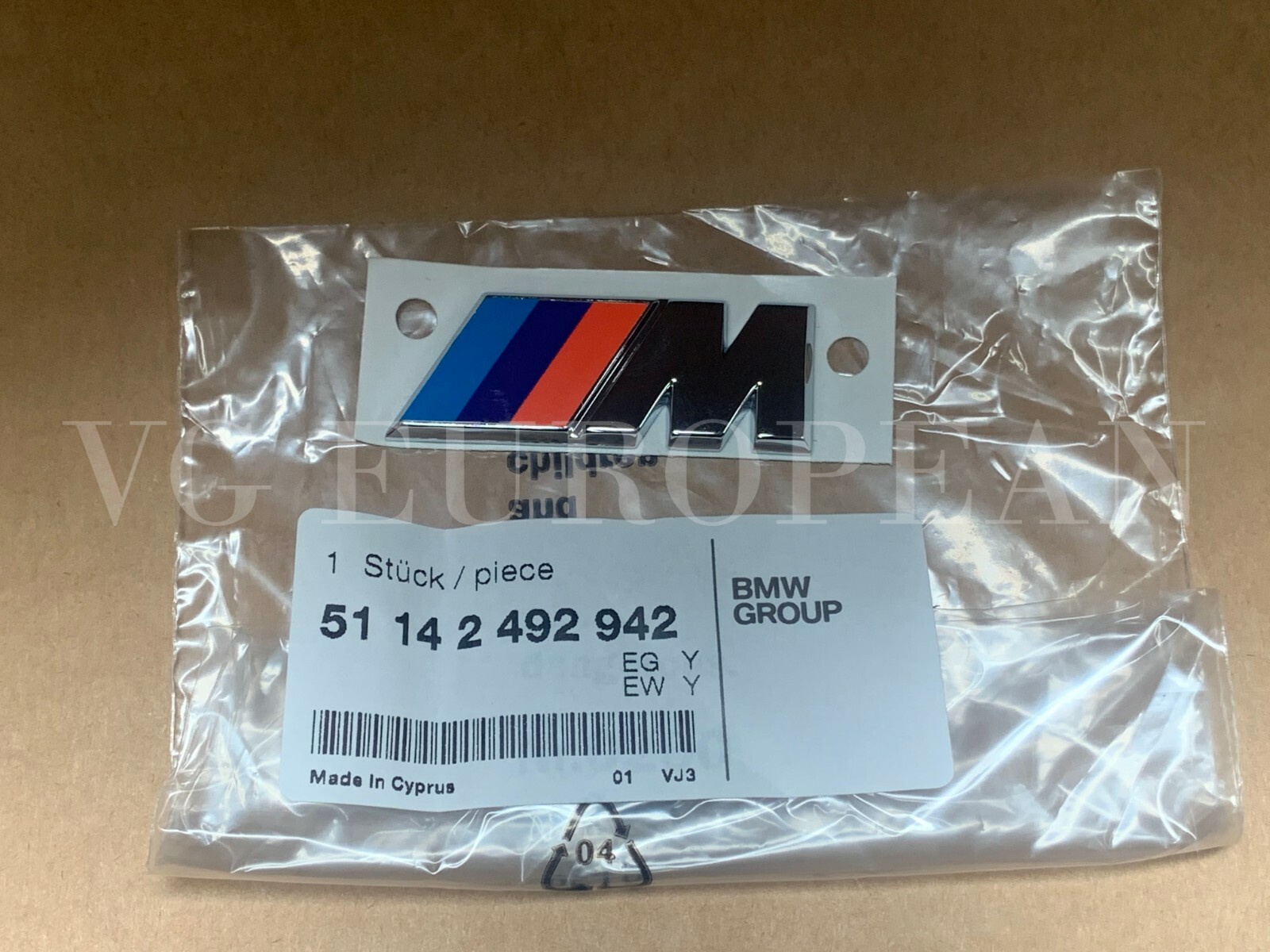BMW Genuine Z3 M Coupe Roadster Front Fender M Badge Emblem