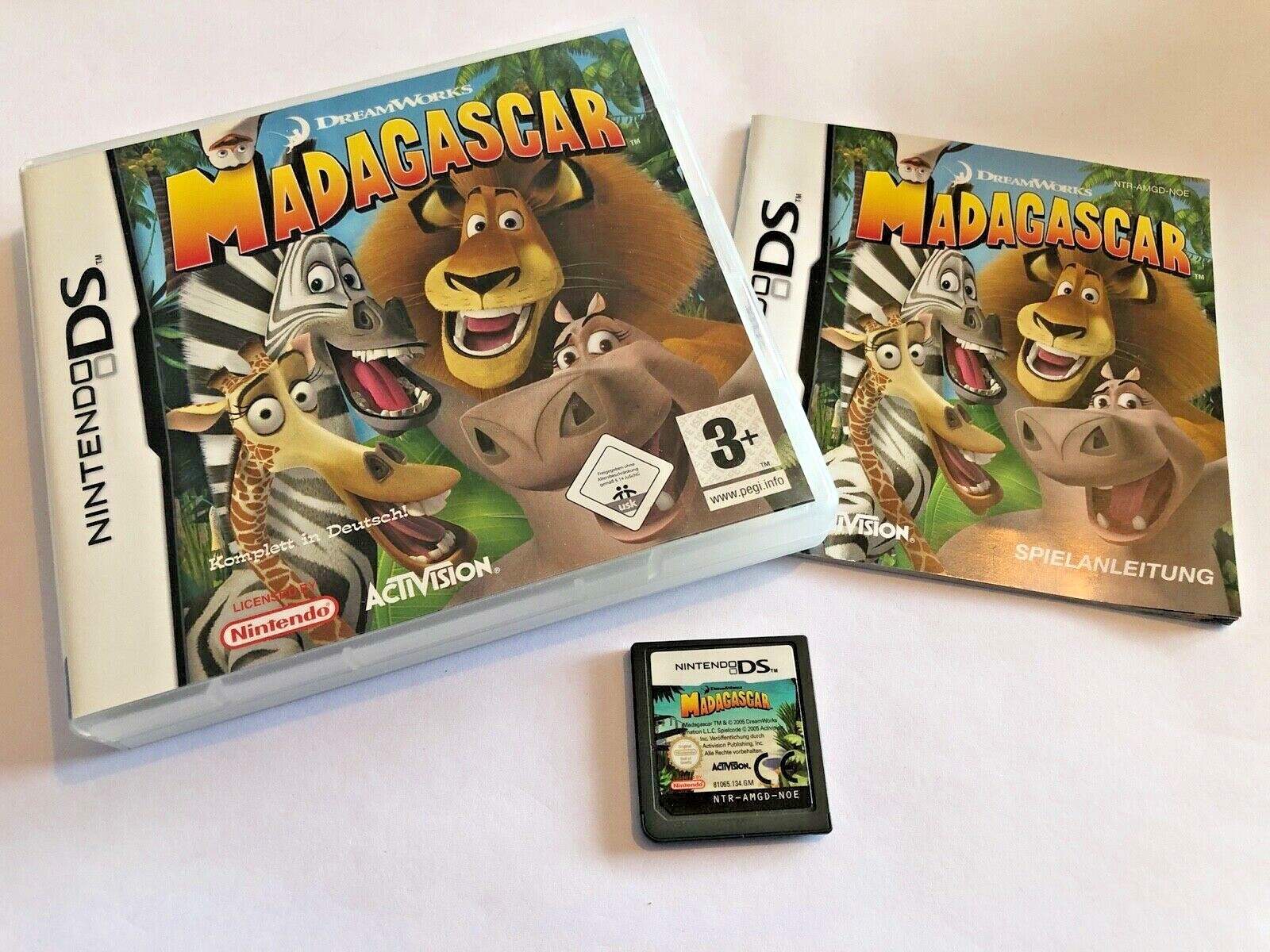 Nintendo DS - Madagascar - guter Zustand - inkl. booklet - raus aus dem Zoo 