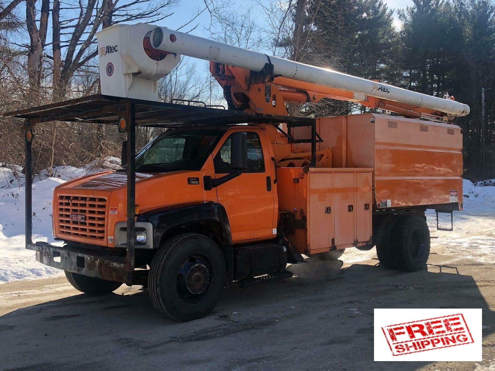 2007 Gmc C7500 Altec Elevator 75’ Forestry Bucket Truck