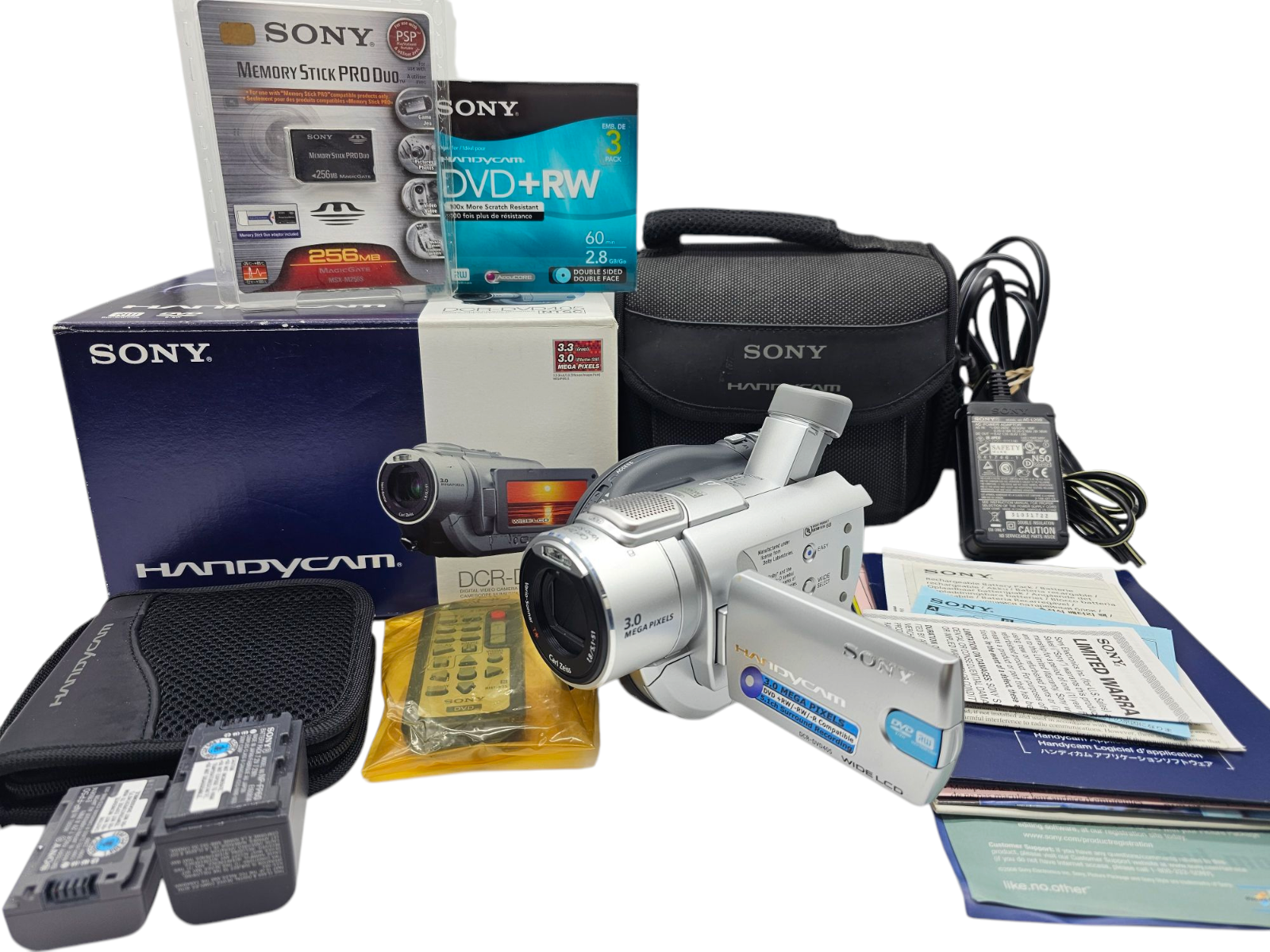 Sony Handycam DCR-DVD405 3.0 Megapixel and Accessories Big