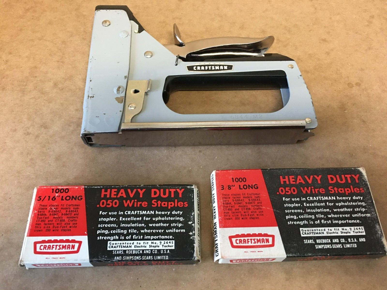 Craftsman heavy duty staple cheap gun